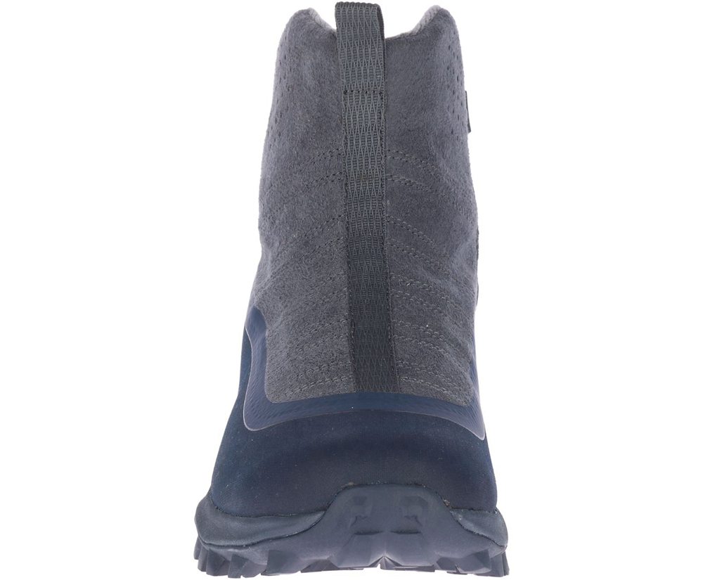 Merrell Støvler Dame - Thermo Snowdrift Zip Mid Shell - Grå - SVN390625